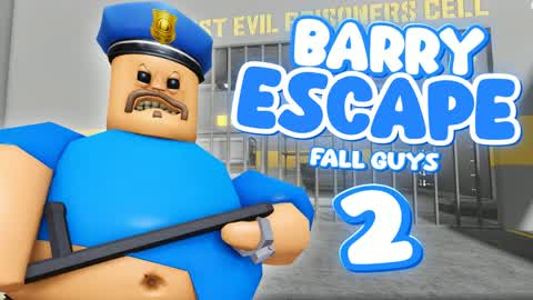 ESCAPE BARRY 2 FALL GUYS [Obby]