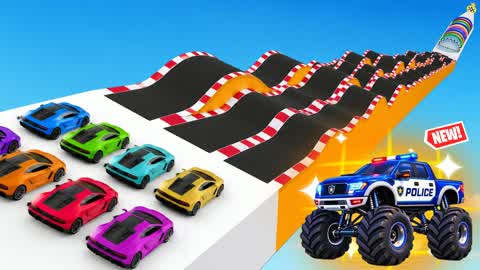 MEGA CRAZY CARS RAMP 🎯