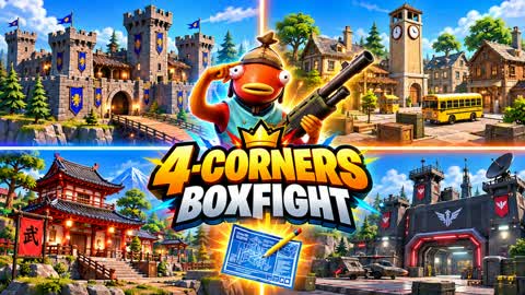 4-Corners Boxfight zero build — FN Maps Stats